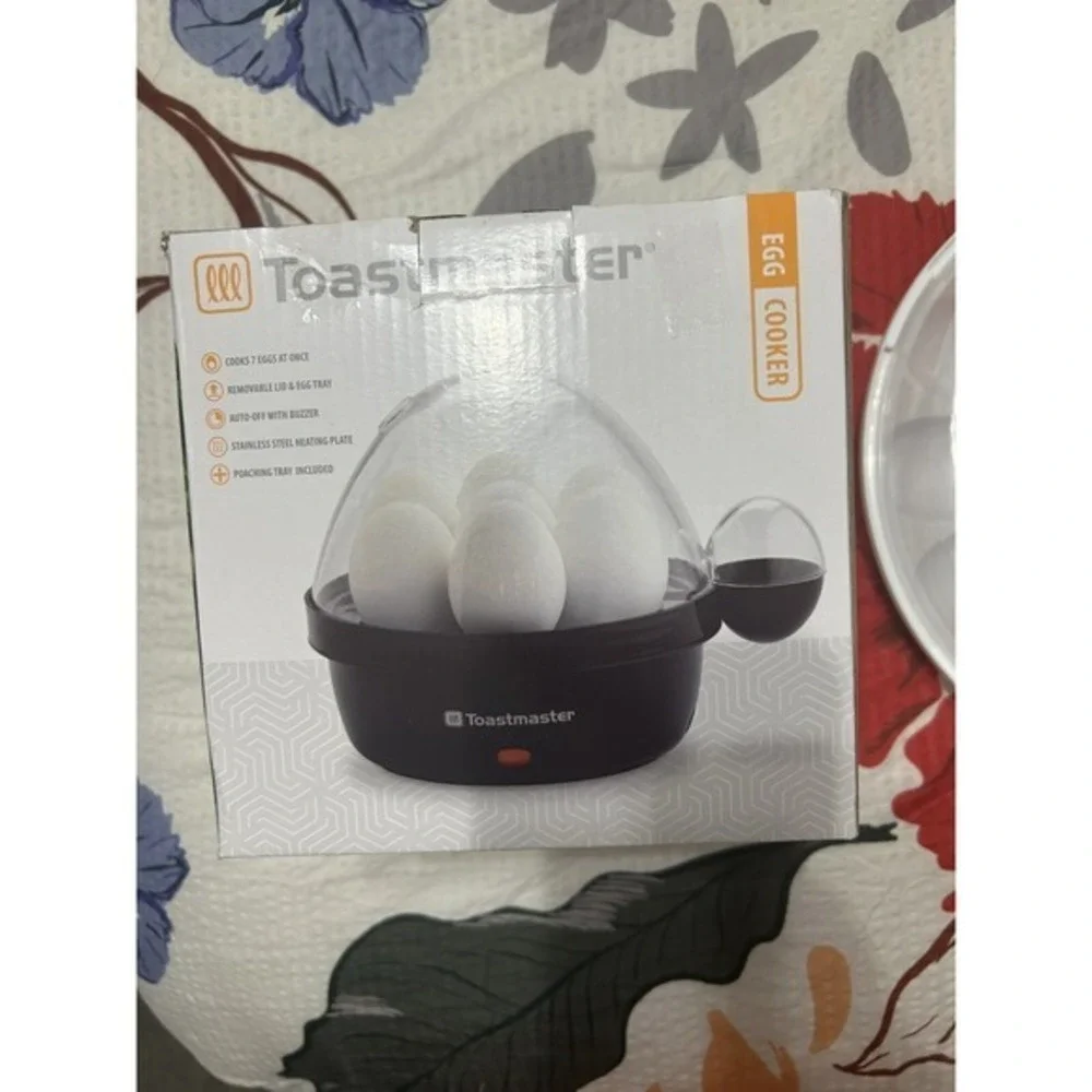 NEW 2-PC Egg Cooker‎ With Bonus Deviled Egg Carrier Boil Gift New Easy To Use